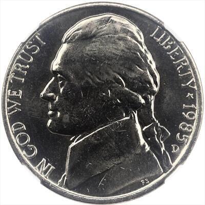 1985 D Coins Jefferson Nickel