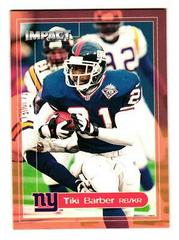 Tiki Barber #61 Football Cards 2000 Skybox Impact Prices