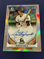 Austin Nola [Refractor] #AN Baseball Cards 2014 Bowman Chrome Autograph Prospects Prices