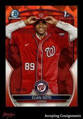 Elian Soto [Orange] #BCP-177 Baseball Cards 2023 Bowman Chrome Prospects Sapphire Prices