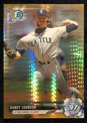 Randy Johnson [Gold Refractor] Baseball Cards 2017 Bowman Chrome National Convention Prices