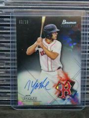 Nick Yorke [Black Atomic Refractor] #BSPA-NY Baseball Cards 2021 Bowman Sterling Prospect Autographs Prices