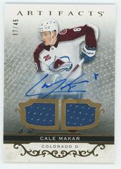 Cale Makar [Material Autograph Gold] #118 Hockey Cards 2021 Upper Deck Artifacts Prices