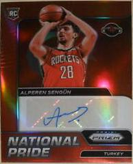 Alperen Sengun [Red] #NPS-ASG Basketball Cards 2021 Panini Chronicles National Pride Signatures Prices
