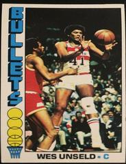 Wes Unseld Basketball Cards 1976 Topps Prices