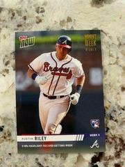 Austin Riley [Gold Winner] Baseball Cards 2019 Topps Now Moment of the Week Prices