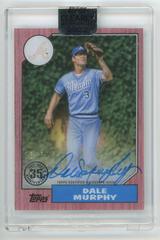 Dale Murphy [Red] Baseball Cards 2022 Topps Clearly Authentic 1987 Autographs Prices