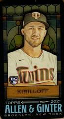 Alex Kirilloff [Mini Stained Glass] #116 Baseball Cards 2021 Topps Allen & Ginter Prices