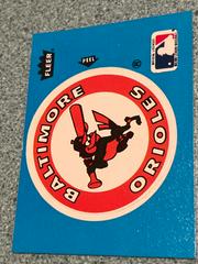 Orioles “Team Logo Sticker” Baseball Cards 1985 Fleer Stickers Prices