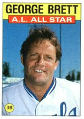 GEORGE BRETT 1985 AMERICAN LEAGUE ALL STAR BASEBALL CARD - 1986 TOPPS  BASEBALL CARD #714 (KANSAS CITY ROYALS) FREE SHIPPING at 's Sports  Collectibles Store