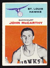 John McCarthy #30 Basketball Cards 1961 Fleer Prices