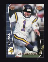 Gary Anderson #T62 Football Cards 1999 Collector's Edge Triumph Prices
