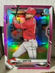 Joey Votto [Fuchsia Refractor] #2 Baseball Cards 2021 Bowman Chrome Prices