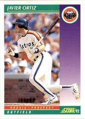 Javier Ortiz #403 Baseball Cards 1992 Score Prices