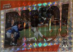 Trevor Story [Mosaic] #BG-7 Baseball Cards 2022 Panini Mosaic Bang Prices