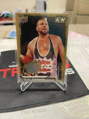 Colt Cabana [Mat Relic Gold] Wrestling Cards 2022 Upper Deck AEW Prices