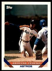 Andujar Cedeno [Fla. Marlins Inaugural] Baseball Cards 1993 Topps Prices