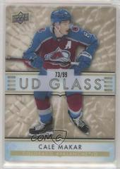 Cale Makar [Gold] #GS-29 Hockey Cards 2021 Upper Deck Ovation UD Glass Stars Prices