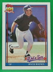 Rock Raines #94T Baseball Cards 1991 Topps Traded Prices