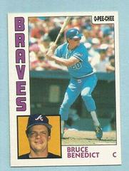 Bruce Benedict #255 Baseball Cards 1984 O Pee Chee Prices