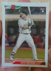 Seth Brown #44 Baseball Cards 2020 Bowman Heritage Prices