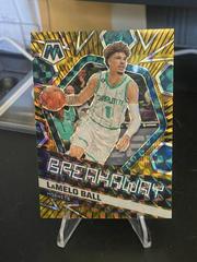LaMelo Ball [Gold] #1 Basketball Cards 2022 Panini Mosaic Breakaway Prices