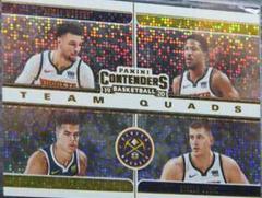 Jamal Murray, Malik Beasley, Michael Porter Jr. , Nikola Jokic Basketball Cards 2019 Panini Contenders Team Quads Prices