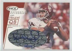 Josh Heupel [Red] Football Cards 2001 Sage Autographs Prices