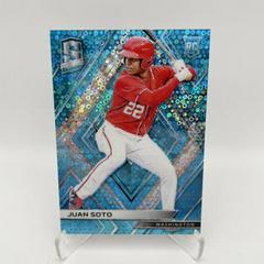 Juan Soto [Neon Blue] #87 Baseball Cards 2018 Panini Chronicles Spectra Prices
