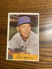 Paul Minner #13 Baseball Cards 1954 Bowman Prices