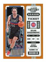 Bojan Bogdanovic [Orange] #2 Basketball Cards 2022 Panini Contenders Optic Prices