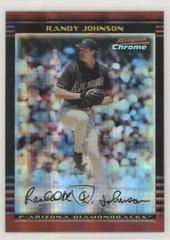 Randy Johnson [Xfractor] #105 Baseball Cards 2002 Bowman Chrome Prices