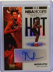 Nassir Little #NLT Basketball Cards 2019 Panini Hoops Hot Signatures Rookies Prices
