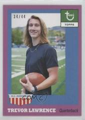 Trevor Lawrence [Purple] Football Cards 2021 Topps X Trevor Lawrence Prices
