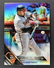 Adam Jones [Refractor] #12 Baseball Cards 2016 Topps Chrome Prices