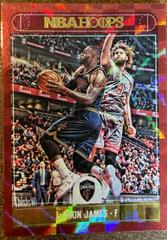LeBron James [Orange] #25 Basketball Cards 2017 Panini Hoops Prices