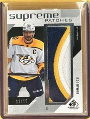 Roman Josi [Patches] Hockey Cards 2021 SP Game Used Supreme Prices