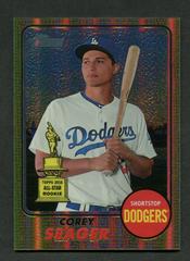 Corey Seager [Chrome Gold Refractor] Baseball Cards 2017 Topps Heritage Prices
