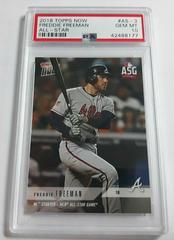 Freddie Freeman Baseball Cards 2018 Topps Now All Star Prices