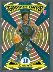 AJ Griffin [Blue] Basketball Cards 2022 Panini Chronicles Draft Picks Gamma Rays Prices