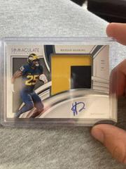 Hassan Haskins [Patch Autograph] #100 Football Cards 2022 Panini Immaculate Collegiate Prices
