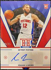 Isaiah Livers [Blue] #HHR-ILV Basketball Cards 2021 Panini Chronicles Hometown Heroes Rookie Autographs Prices