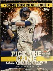 Christian Yelich #HRC-8 Baseball Cards 2022 Topps Home Run Challenge Code Prices