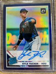 Kyle Tucker [Light Blue] #KT Baseball Cards 2019 Panini Donruss Optic Rated Rookie Signatures Prices