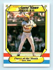 Johnny Ray #31 Baseball Cards 1987 Fleer Award Winners Prices