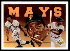 Willie Mays Baseball Cards 1993 Upper Deck Heroes Willie Mays Prices