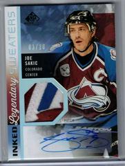 Joe Sakic [Patch] Hockey Cards 2021 SP Game Used Inked Sweaters Autograph Prices