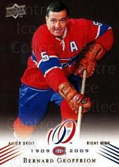 Bernard Geoffrion #12 Hockey Cards 2008 Upper Deck Montreal Canadiens Centennial Prices