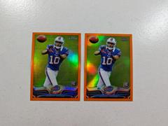 Robert Woods [Catching Orange Refractor] #3 Football Cards 2013 Topps Chrome Prices