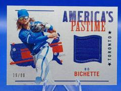 Bo Bichette [Blue] #APS-BO Baseball Cards 2022 Panini Chronicles America's Pastime Swatches Prices
